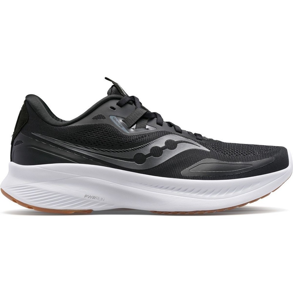 Saucony® (Men's 10 M) Guide™ 15 Running Shoes in Black/Gum - $150